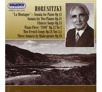 Horusitzky - Zoltan horusitzky sonate pour Piano la Montagne-Chants Chinois-3 sonnets de [Import]