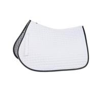 Horze Adepto Tapis de Selle Tout Usage, Accessoires pour Chevaux, Tapis de Selle équestre, Blanc, F