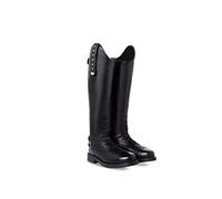 HORZE Bottes d'équitation Portland pour enfant avec cristaux, Noir , 35 EU
