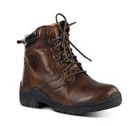 HORZE Bottines Jodhpurs Cuir pour l'hiver Chamonix, Femme, Marron, 38