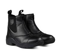 HORZE Bottines Jodhpurs PU pour l'hiver Idaho, femme, Noir, 38