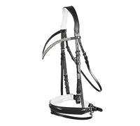 HORZE, bridon Anatomique de Cheval Grayson avec Strass, Noir, XF