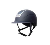 Horze Casque d'équitation pour Femme avec décorations en Cristal, CE en 1384:2023, Casque réglable