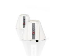 HORZE, Cloches de Protection pour Cheval ProBell, Vendu par Paires, Blanc, XXL
