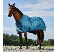 HORZE Couverture d'extérieur Medium Turin, 150 g, Bleu, 155