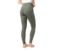 HORZE Dea Legging d'équitation Femme, Pantalon d'équitation avec Poche pour téléphone Portable, Passants de Ceinture, Fond intégral, Noir, 34