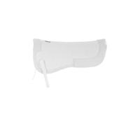 HORZE Demi-Coussin en Fourrure, Coussin d'équitation, Respirant, Sangles de Fixation, Taille Poney/Complet, Blanc, Violet, Rose, Marron, Noir, Blanc, F