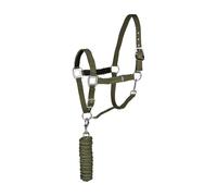 HORZE, Ensemble Licol et Longe Chicago pour Cheval et Poney, Vert, C