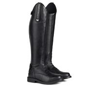 HORZE Femme, Bottes d'équitation Verona, Aspect Cuir, Bracelets Amovibles, Marron, 40W