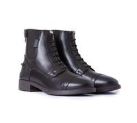 HORZE Femme, Bottines d'équitation Kilkenny, Lacets et Fermeture éclair, Marron, 38