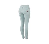HORZE Femme, Pantalon d'équitation Taille Haute Tara, Fond intégral Grip Silicone, Bleu, 38