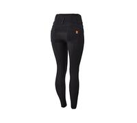 HORZE Femme Pantalon d'équitation Taille Haute Tara, Fond intégral Grip Silicone, Noir, 38