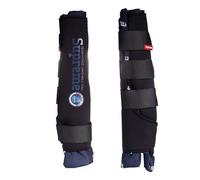 Horze Guetres D'écurie Pour Chevaux Supreme Pro. Taille Cob. Noir Noir