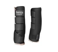 HORZE Guêtres de Protection ProSoft Antérieurs - Guêtres de Protection - Bandes - Coque en néoprène - Absorption des Chocs - Support de Jambe fatigué - Tailles Pony COB Full - Lot de 2 - Doublure