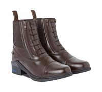 Bottines Jodphur en cuir Horze Kingston avec double fermeture éclair - Femme - Marron - Zip - Basse 38
