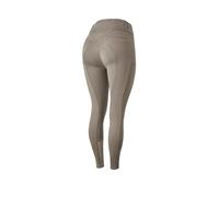 HORZE Mira Culotte d'équitation pour Femmes, Leggings d'équitation avec Poche pour Portable et Fond Complet, Marron, EU40