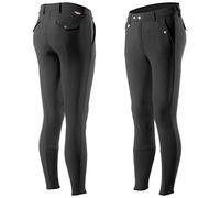 HORZE Pantalon d'équitation à basanes Silicone Grand Prix, Homme, Noir, 50