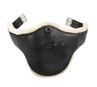 HORZE Sangle à bavette Atlanta avec Doublure Velours, Noir, 130