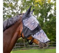 Horze Zebra Masque Mouche Noir XL