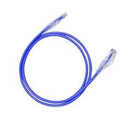 Hosa CAT6 Slim Lot de 10, 0,3 m, bleu