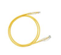 Hosa CAT6 Slim Lot de 10, 0,9 m, jaune