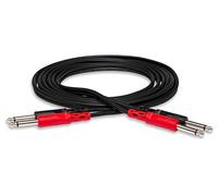 Hosa CPP-202 Câble Double TS 2 m Noir