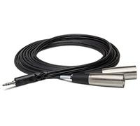 Hosa CYX-402M Câble Y TRS vers XLR3H 2 m Noir