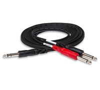 Hosa STP-202 Câble Encart TRS vers TS 2 m Noir