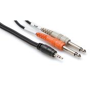 Hosa Technology CMP-153 câble audio 0,91 m 3,5mm 2 x 6,35 mm TS Noir, Gris, Orange