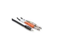 Hosa Technology Cmp153 Câble 3.5Mm / 2 X 6.3Mm 0.9 M Noir