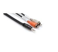 Hosa Technology CMR-210 câble audio 3,05 m 3,5mm 2 x RCA Noir