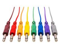 Hosa Technology CPP-830 Pack de 8 câbles TS 6.3mm - 30cm