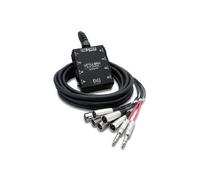 Hosa Technology SH-6X2-20 Câble multipaire 6 x XLR et 2 x Jack 0,635 mm vers même câble Pro-Conex Little Bro Sub Snake 6,1 m