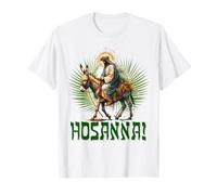Hosanna! Christian Palm Sunday Jésus chevauchant Un âne T-Shirt