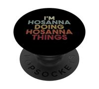 Hosanna Name Hosanna Personalized Name First Given PopSockets PopGrip Adhésif