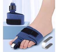 Hosawtek Kit correcteur d'orteil en marteau - Attelle d'orteil pour homme et femme avec sangles d'orteils, bandage de compression pour pieds, lisseurs pour orteils bouclés et soutien d'orteil cassé.