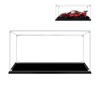 Hosdiy Acrylique Vitrine pour (Ferrari 488 GTE) Modèle - Vitrine pour Lego 42125 (Seul Vitrine, sans Modèle)