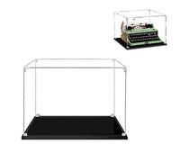 Hosdiy Acrylique Vitrine pour Lego Ideas Machine à Écrire 21327 - Vitrine Présentoirs (Seul Vitrine, sans Modèle)