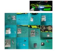 Hosdiy Upgrade Jeu de Lumière avec Télécommande Musique pour (Lamborghini Sián FKP 37) Modèle - LED Éclairage Kit Compatible avec Lego 42115 (Seul Lumière, sans Modèle)