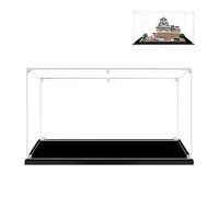 Hosdiy Vitrine Exposition Acrylique pour Lego Château Himeji 21060 Maquette | 35x30x25 cm, Boîte de Présentation Transparente pour Architecture Le château d'Himeji, à Monter Soi-Même, Présentoir - 2mm