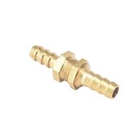 Hose Barbed Bulkhead Brass Pipe fitting Connector For 8mm I/D Hose water air fuel