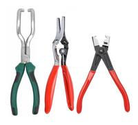 Hose Clamp Pliers, Pince à Collier de Serrage, Pince Collier Durite Carburant, pince pour Tuyau d'Alimentation en Carburant, pince de Retrait de tuyau,3 Paquet