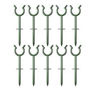 Hose Guide Pflöcke - 19cm Rasenschoner Set | PVC Material Bewässerungsschutz Spieße, 10 Stück Schlauchhalter Für Blumenbeete Gartenränder Gepflasterte Wege Und Hinterhof Landschaftsgestaltung