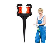 Hose Guides - 3.94×1.22×10.27in Heavy Duty Stakes, Lawn Equipment, Watering Tools | Garden Hose Management System for Yard Greenhouse Bed Plant Car Outdoor Landscape Flower Border Protector