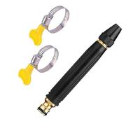 Hose Nozzle, Garden Hose Water Sprayer, pièces de rechange avec 3 outils de nettoyage à patterns, spray réglable pour la maison, le sol, la salle de bain, le patio et le design anti-chute