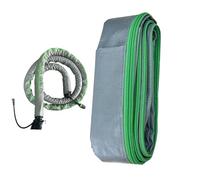 Hose Protective Cover, Dust Extractor Hose Sleeve, Ergonomic Pipe Wrap, 11.48 feet Compact Wrapper with Leak-Proof Design, Ideal for Apartment, Rental House, Home, Stairs, Under Sofas and Hotel
