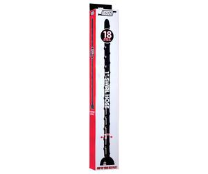 Hosed Serpent long et mince - dildo anal (noir)
