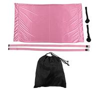 HOSEONFN Balançoire à inversion de yoga pour salle de sport à la maison, hamac de yoga pliable portable avec sangles réglables et ancrage à la porte, pour entraînement de flexibilité et (rose)