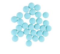 HOSEONFN Balles de Golf en mousse EVA de 21.5mm, 30 pièces, balles de Golf en mousse souple pour l'entraînement en intérieur et en extérieur (Bleue)