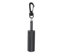 HOSEONFN Cloche de Signal, bâton de plongée, Fabricant de Bruit, Son Net, Cloche Shaker sous-Marine en Alliage d'aluminium avec Clip (Noire)